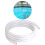 PVC Pool Cleaner Hose 10 Feet Feed Hose Replacement Automatic 3