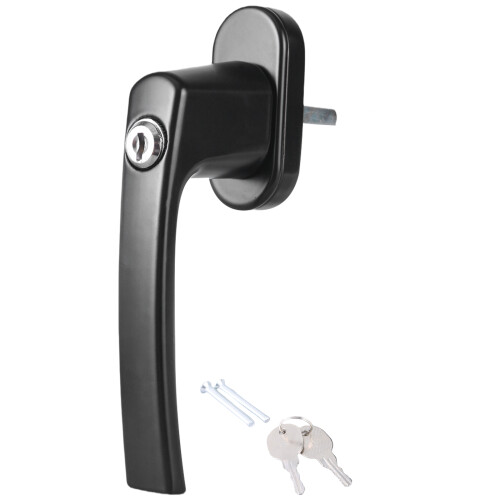 Lockable Window Handle With Key Stainless Steel Lockable