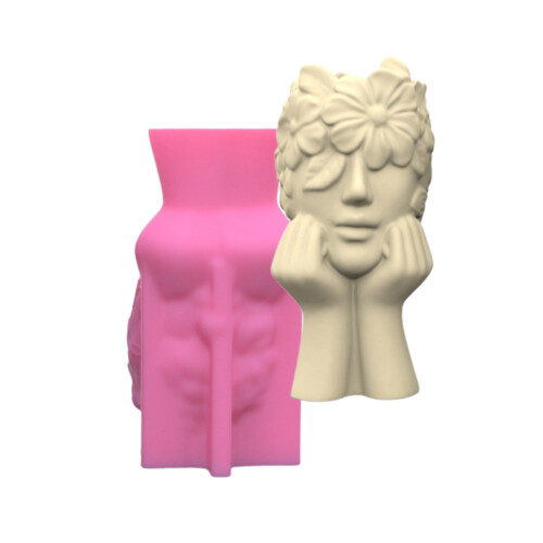 Human Body Shape Flexible Crafting Moulds Silicone Texture