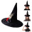 Women Witch Hat Halloween Masquerades Cosplay Hat with Skull 2