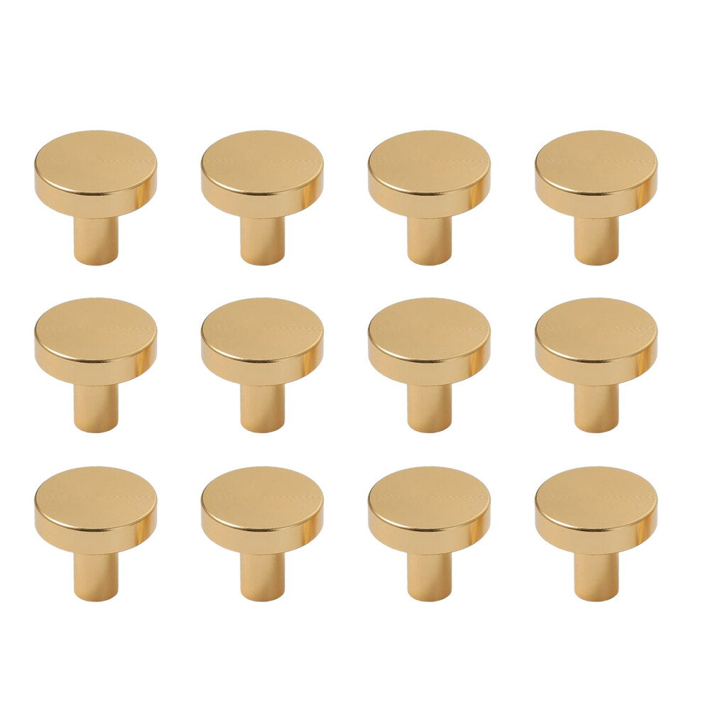 Decorative Brushed Brass Knobs Elegant Brass Finish Drawer Pulls 7751000031541