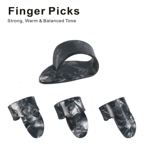 Guitar Bass Stringed Instruments Stainless Guitar Slide Finger & 1