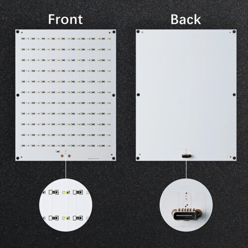 5 st för litofan LED-panel 3D-utskrift litofanfoto DIY 1