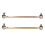 2Pcs 250mm Ball Joint Tie Rod 10mm Thread Steel 3