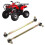 2Pcs 250mm Ball Joint Tie Rod 10mm Thread Steel 12