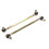 2Pcs 250mm Ball Joint Tie Rod 10mm Thread Steel 2