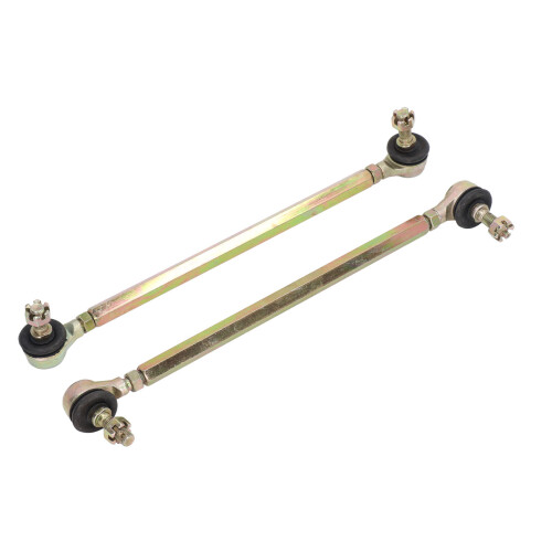 2Pcs 250mm Ball Joint Tie Rod 10mm Thread Steel 1