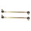 2Pcs 250mm Ball Joint Tie Rod 10mm Thread Steel 8