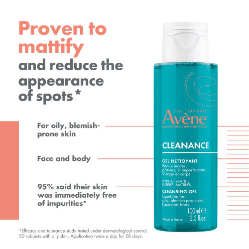 Avène Avène Face Cleanance: Cleansing Gel 100ml 2