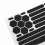 Black Waterproof Bicycle Reflective Sticker - High Visibility Strong Adhesion 9