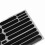 Black Waterproof Bicycle Reflective Sticker - High Visibility Strong Adhesion 7