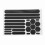 Black Waterproof Bicycle Reflective Sticker - High Visibility Strong Adhesion 3