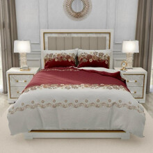 (Aries, Superking) 4-Piece Bedding Set: Fitted Bed Sheet & Duvet Cover for Single, Double, King Sizes Machine Wash Stripes