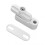 (White)Aluminum Alloy Anti-Theft Flat Window Buckle Lock for Single and Double Windows 4