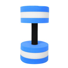 Eco Friendly EVA Foam Water Exercise Dumbbells Blue White 3 Colors