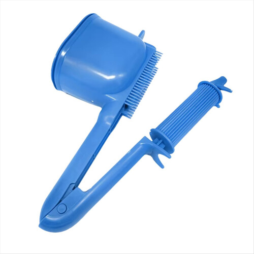 2-in-1 Hair Dye Roller Comb Blue