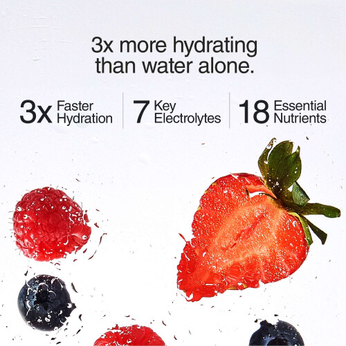 Phizz 3-in-1 Tablets Mixed Berry Hydration, Electrolytes and Vitamins Effervescent  x 60 Tablets 2