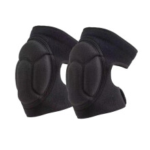 Gardening Knee Pads for Men and Women, Adjustable Anti-Slip Foam Pads, XL Size, Black for Sports and Outdoor Use