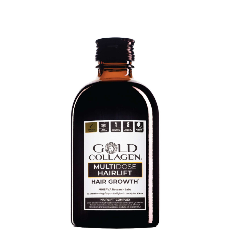 Gold Collagen Liquid Supplement Hair Growth Liquid Supplement 20 x 15ml in Clear - Image 2