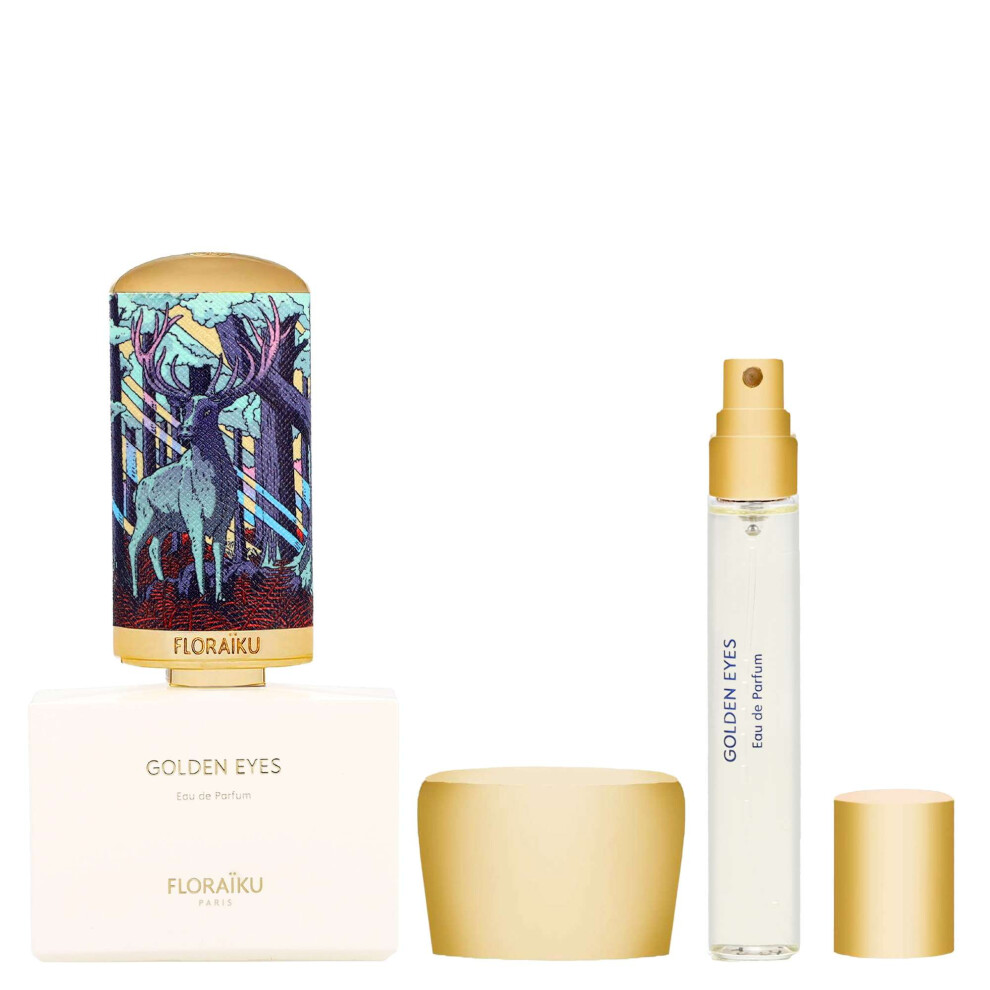 Floraiku Golden Eyes Eau De Parfum Spray 50Ml Gift Set