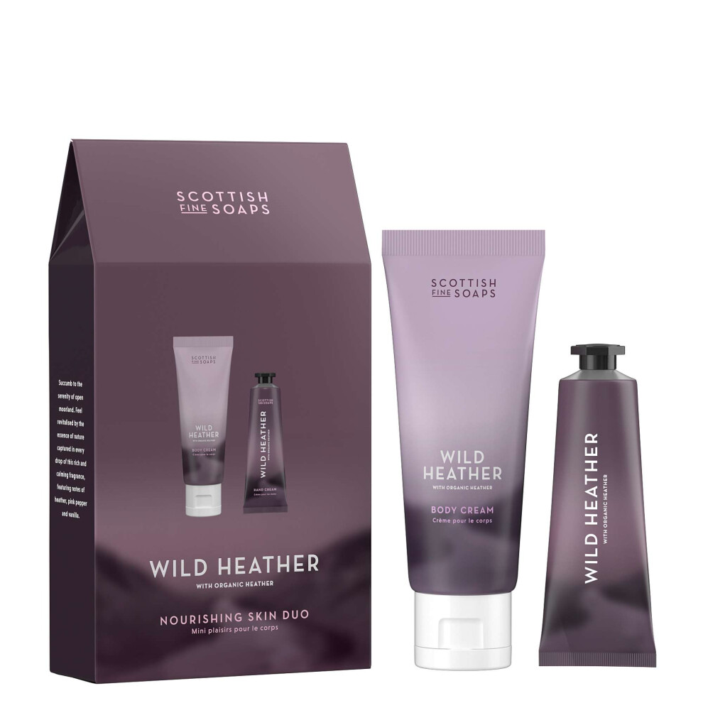 Scottish Fine Soaps Cream Company Wild Heather Nourishing Skin Duo