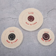 Jewelry Buffing Wheel Set 3pcs 3inch 4inch 5inch Metal Polishing Craft Tool