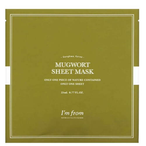 I'm From Masks Mugwort Sheet Mask 20ml