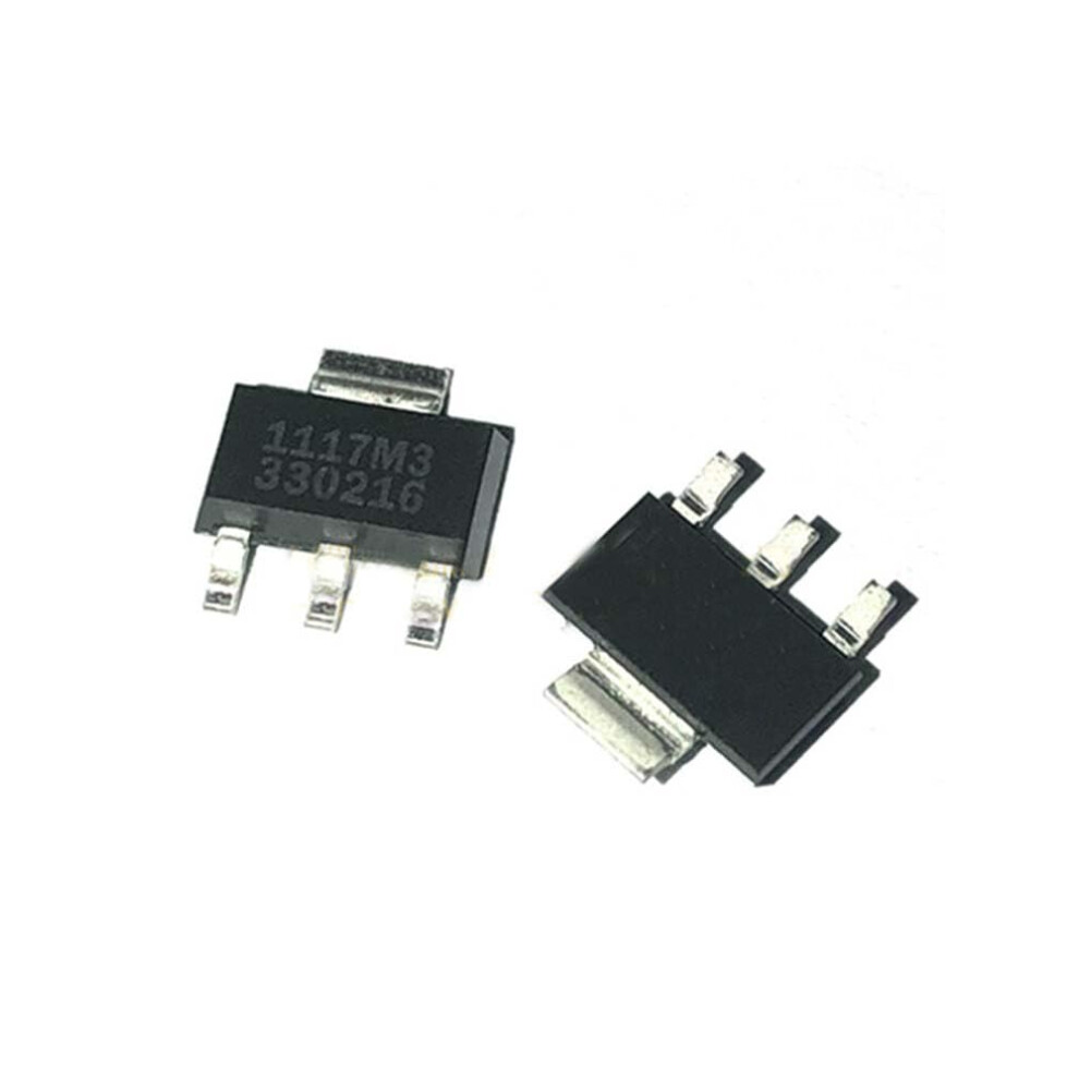 Spx1117m3-Adj Sot-223 Low Dropout Regulator 800Ma Adjustable Voltage 10 Pack For Electronics Projects 6447073664311
