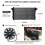 Universal Slim Ventilator Push Pull Elektrisk Radiator Indånding Køleventilatorer 2