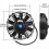 Universal Slim Ventilator Push Pull Elektrisk Radiator Indånding Køleventilatorer 4