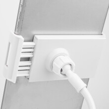 Verstellbarer Gitarren-Handyhalter Clip 80mm Weiß für einfache Betrachtung