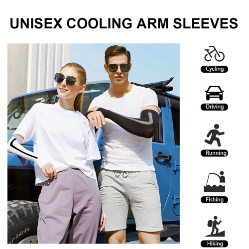 Outdoor Arm Sleeves UV Sun Protective Gloved 1