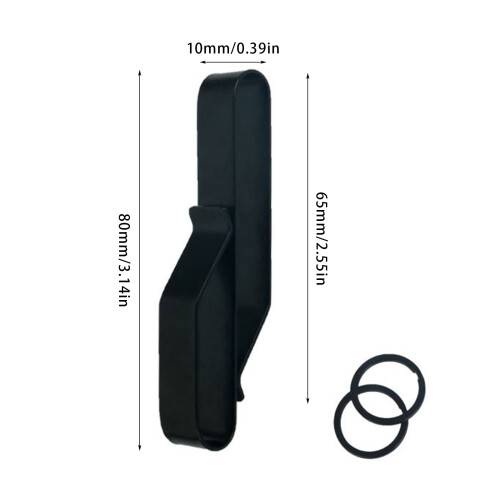 Stainless Belt Keychain with Detachable Keyring, Heavy Duty Belt 2