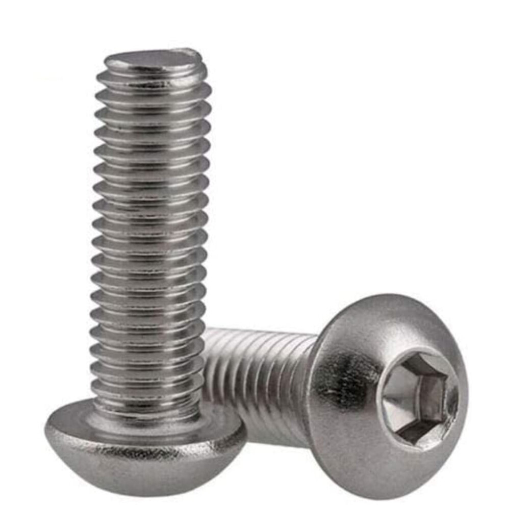 A2 Stainless Steel Button Head Socket Screws M8 X 30Mm - Corrosion Resistant Fasteners For Secure Applications 9084446895407