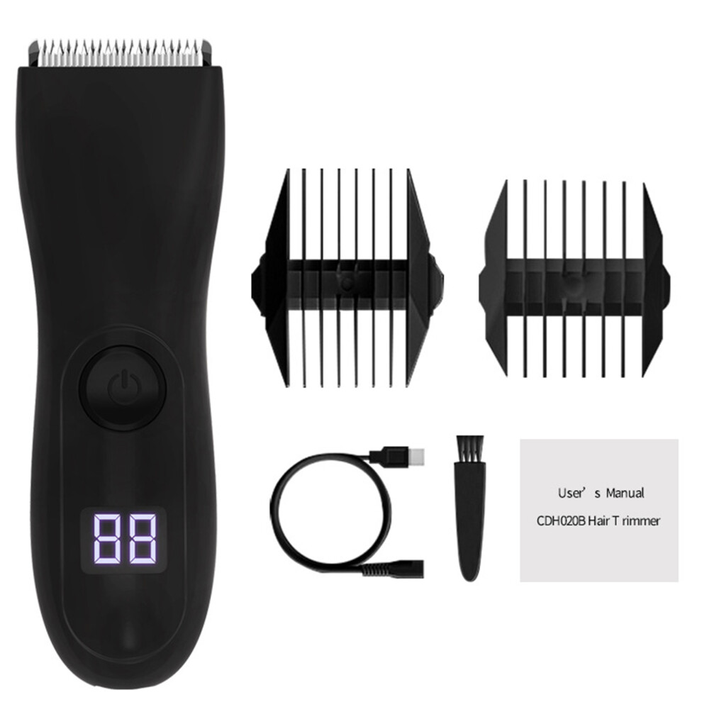 Electric Groin & Body Hair Trimmer for Men Waterproof Pubic Hair