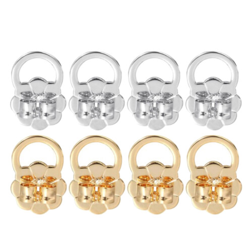 8Pcs Multifunctional Earring Lifters for Heavy Studs Secure Back