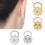 8Pcs Multifunctional Earring Lifters for Heavy Studs Secure Back 2