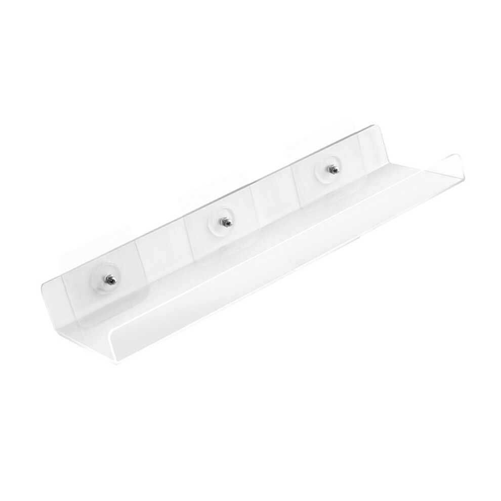 Clear Acrylic Adhesive Shower & Kitchen Storage Shelf - Easy Install 8421349205147