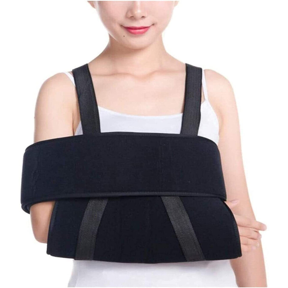 Medical Arm Sling Shoulder Immobilizer for Men and Women, Adjustable Rotator Cuff Support Brace for Arm and Elbow Pain Relief