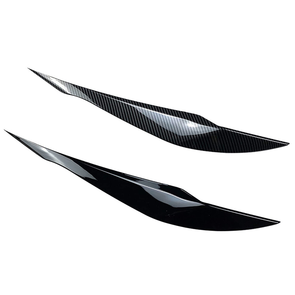 Car Headlight Eyebrows For Bmw 3 Series F30 Sedan F31 Wagon 2011-2018 Carbon Fibre Decorative Sticker Strips 6447073665943