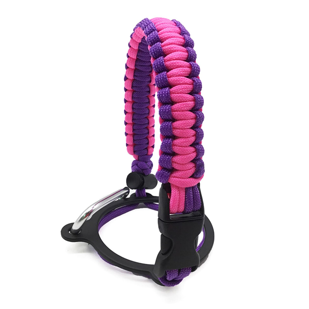 Paracord Water Bottle Strap Handle With Adjustable Cord Compatible With 32oz and 64oz Water Bottles, Durable Design