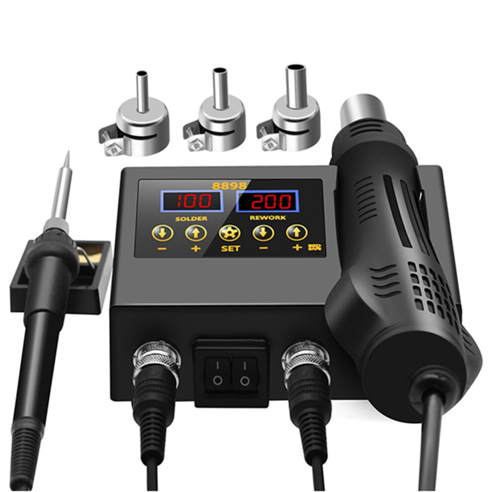 Soldering Station With Digital Display And Hot Air Gun For Cellphone Repair, Desoldering, And Welding Station 6447073666308