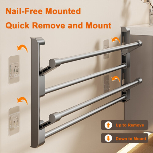 foldable wall-mounted shoe rack 2