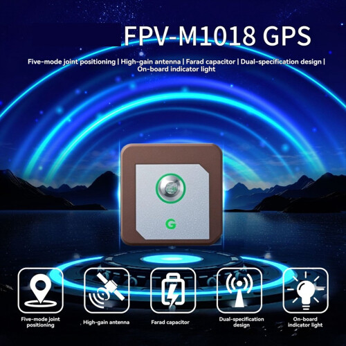 M1012 GPS-positioneringsmodul understøtter GPS+BDS++QZSS+SBAS 2