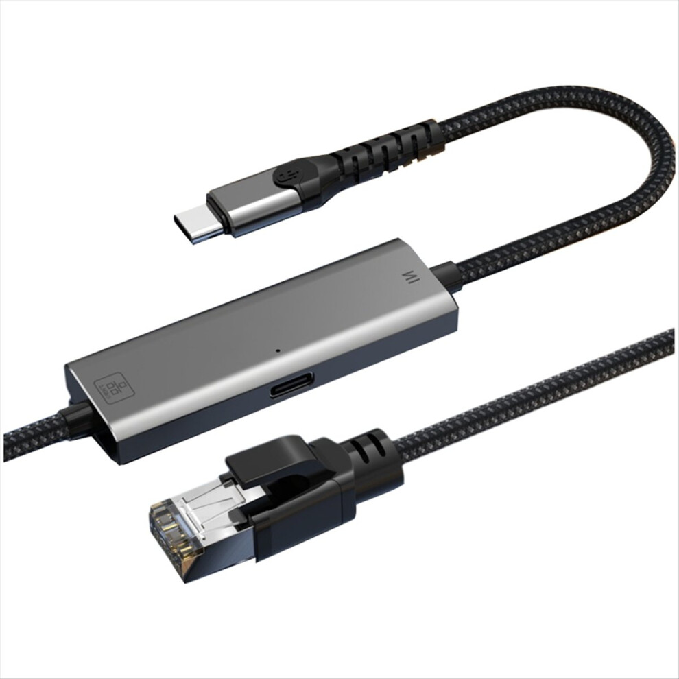 1000Mbps Ethernet Gigabit Adapter Type-C To Rj45 1.2 Meters 4853673825748