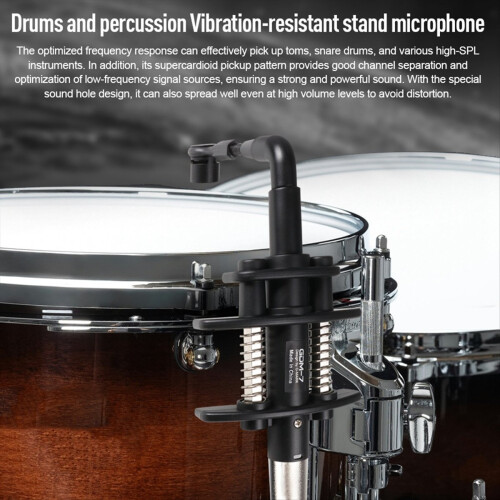 Snaredrummicrofoon Cardioïde microfoon Instrumentmicrofoon 1
