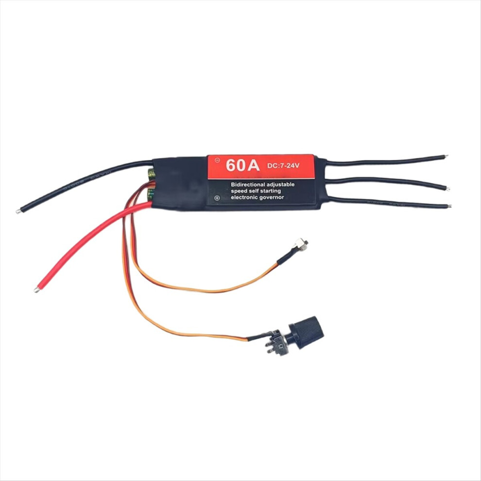 2-6S 60A Esc Bidirectional Self Starting Brushless For Diy Fan 4853673823157