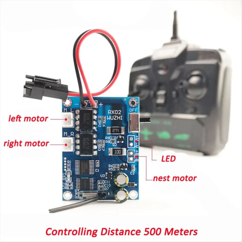 Stort Power Transmitter/Modtager Kit til RC Agnbåd DIY 1Sæt 1