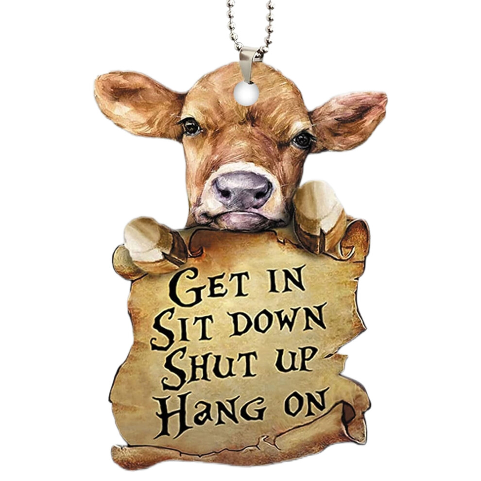 Funny Farm Animal Car Rear View Mirror Hanging 8320539188638