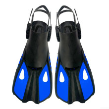 Snorkeling Fins with Adjustable Design for Swimming Techniques and Body Posture, Size S/M, Blue, Lightweight Material